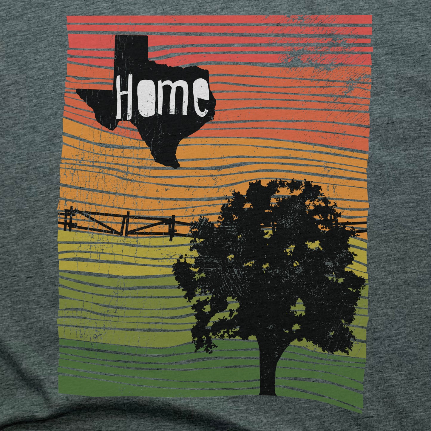 TEXAS | UNISEX TEE | HOME LINE ART
