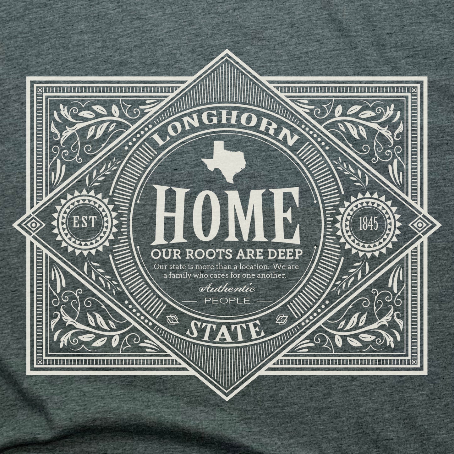 TEXAS | LADIES LONGSLEEVE | VINTAGE WHITE