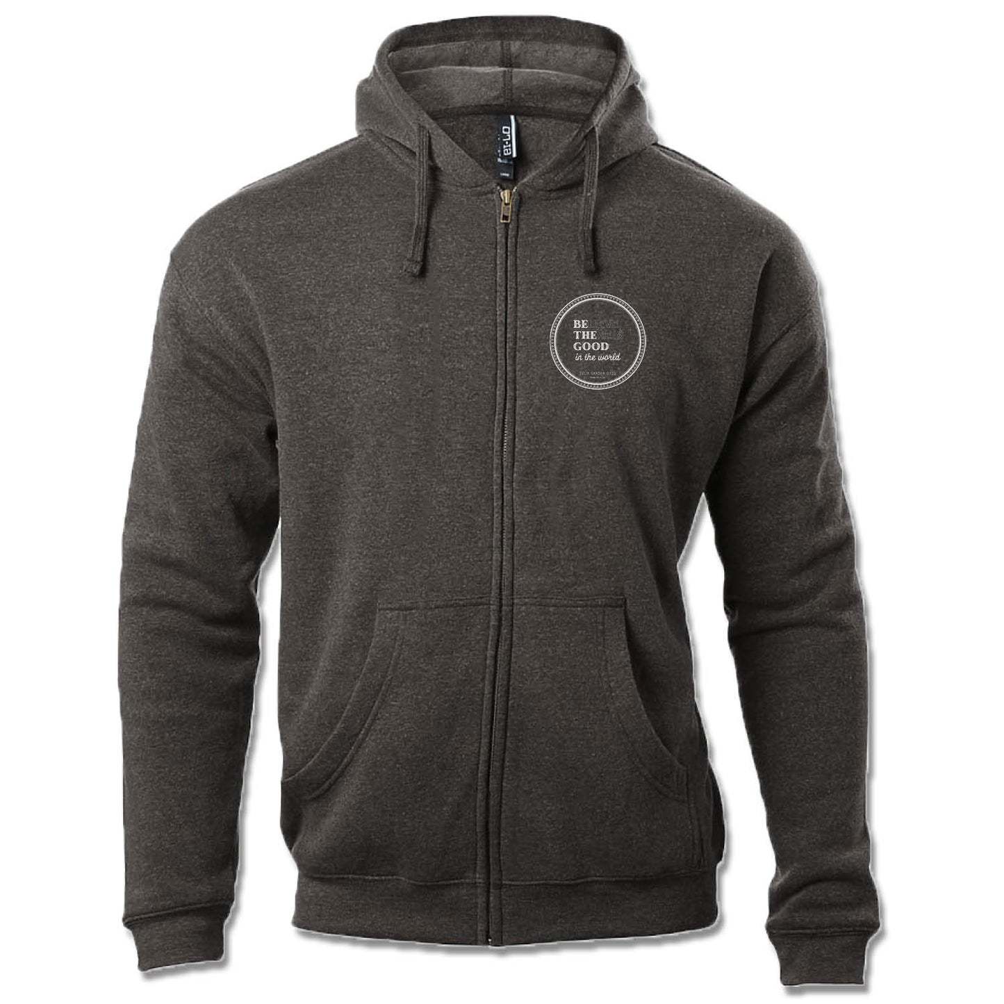 TULIP GARDEN GIFTS | ZIP HOODIE | WHITE LOGO