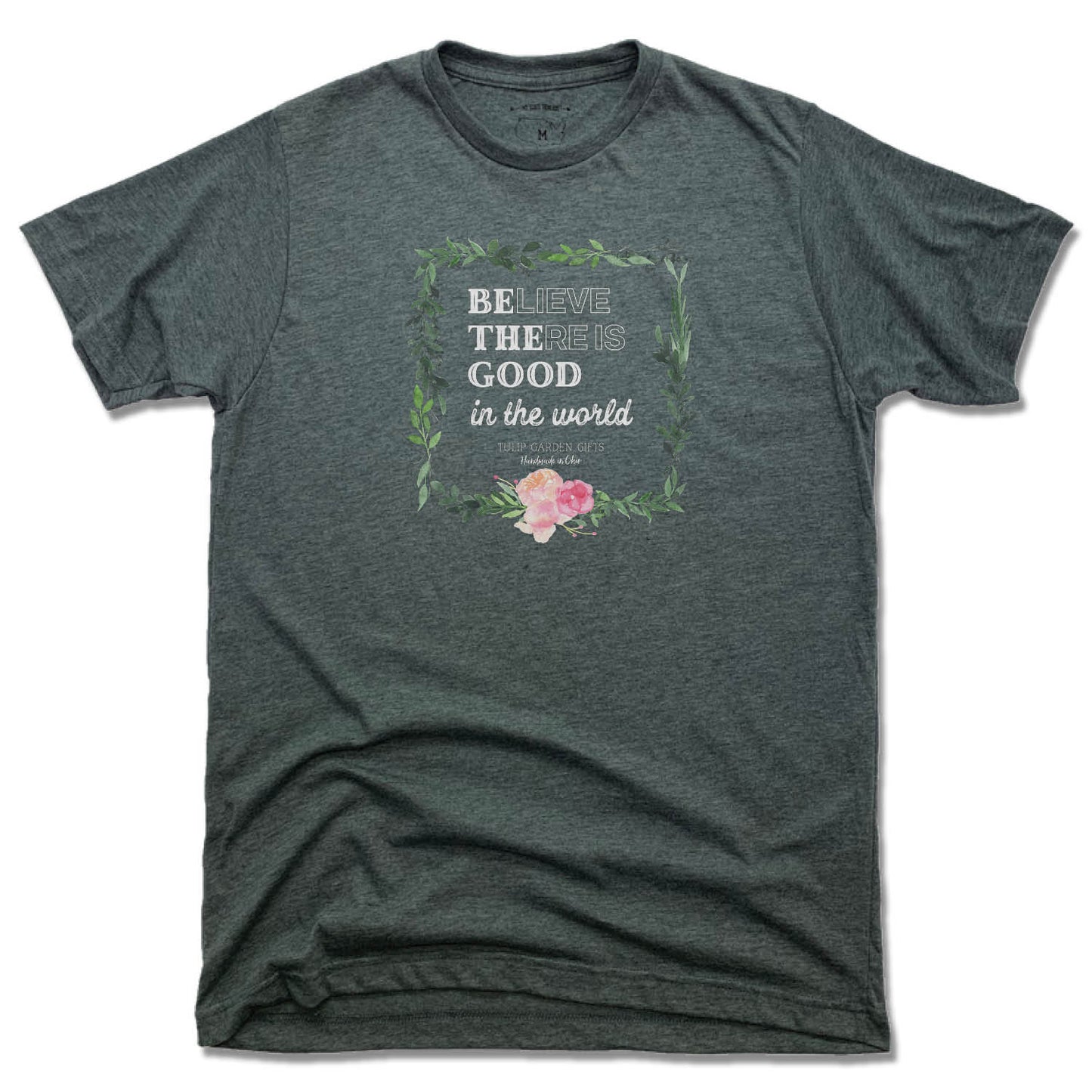 TULIP GARDEN GIFTS | UNISEX TEE | TULIP WHITE LOGO