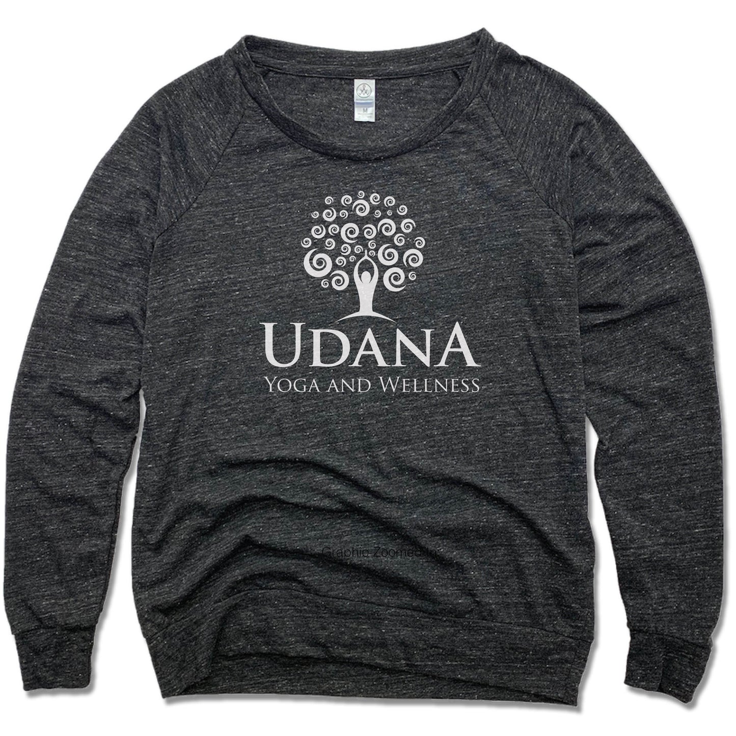 UDANA YOGA & WELLNESS | LADIES SLOUCHY | LOGO