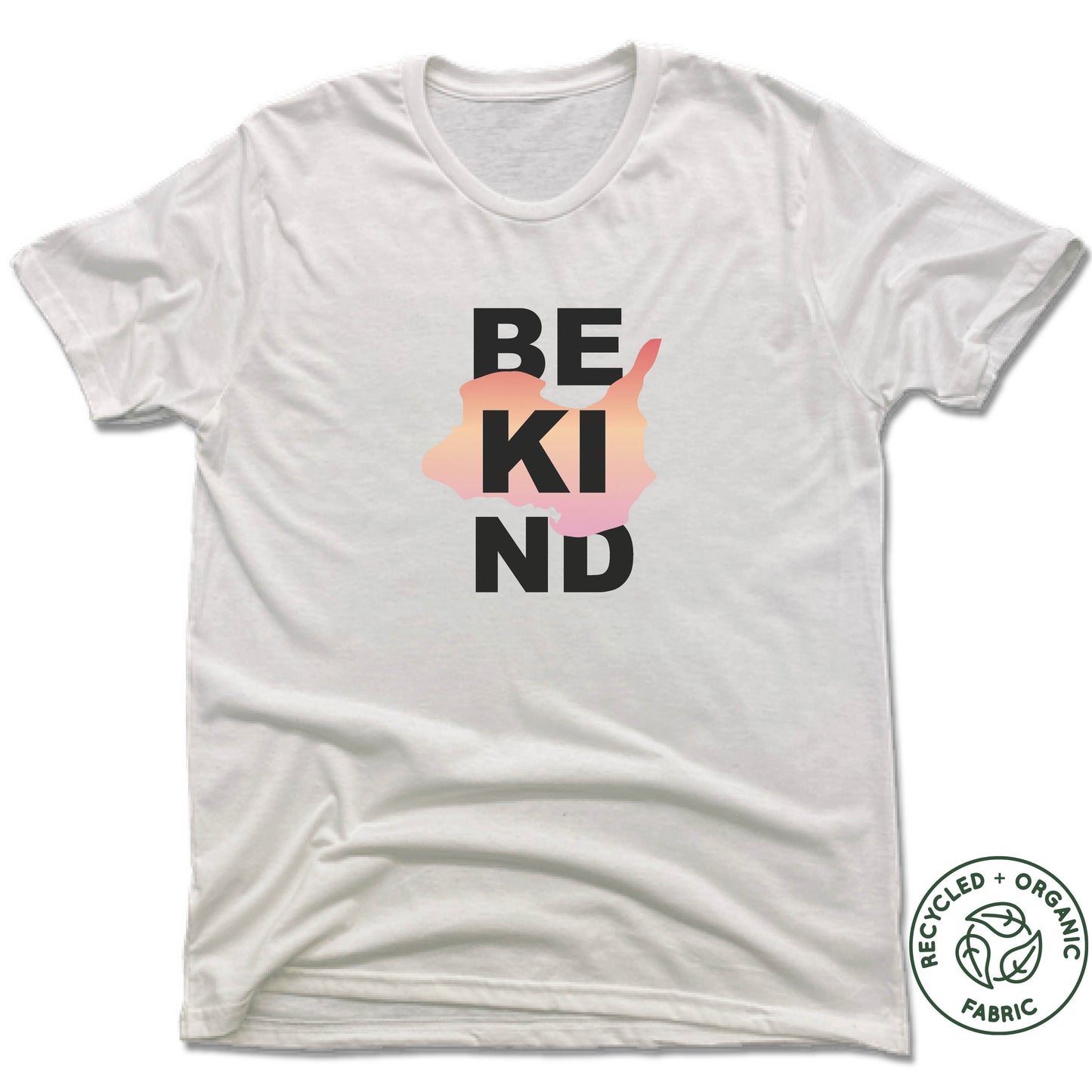 KELLEYS ISLAND | UNISEX WHITE Recycled Tri-Blend | BE KIND