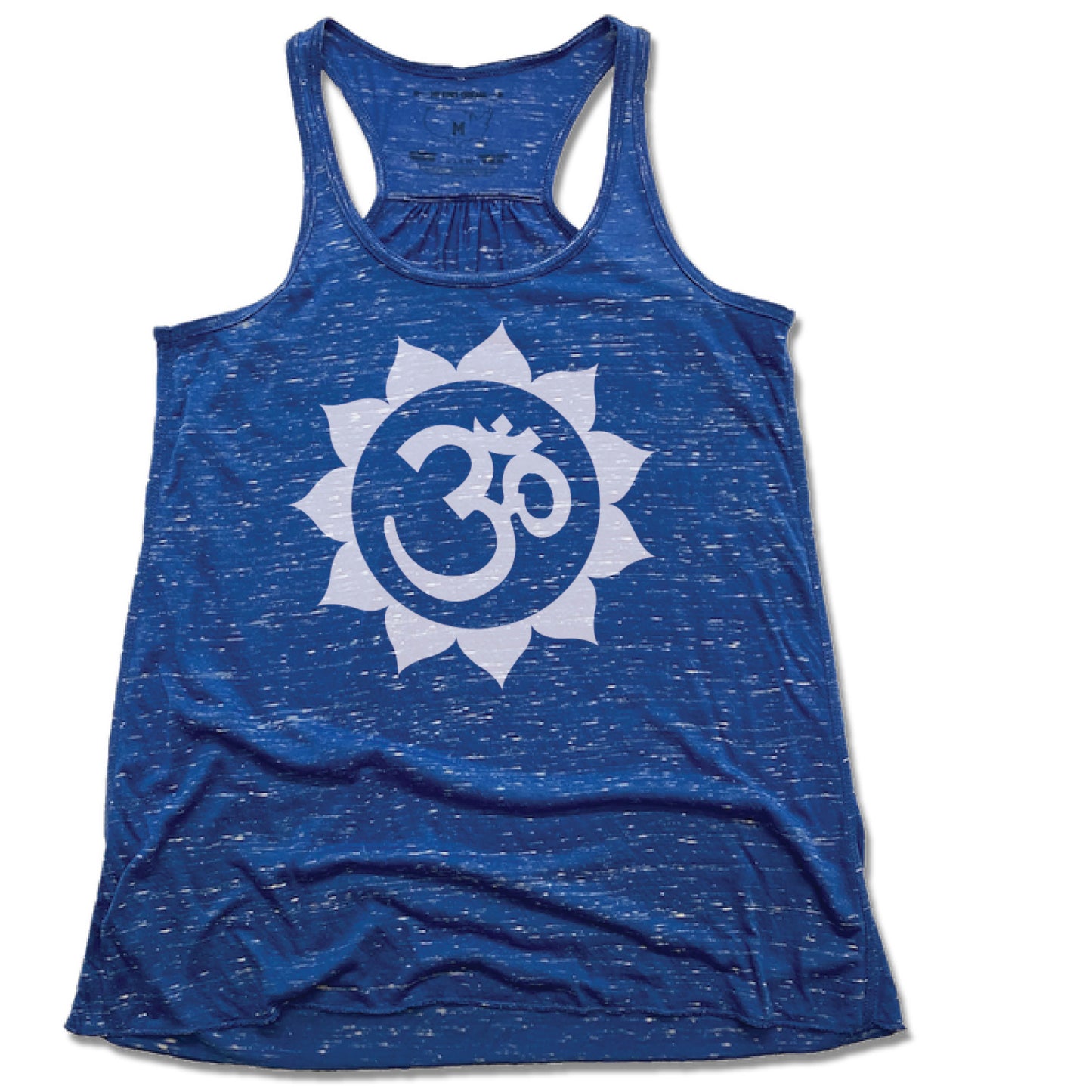 WEST ASHEVILLE YOGA | LADIES BLUE FLOWY TANK | NAMASTE - My State Threads