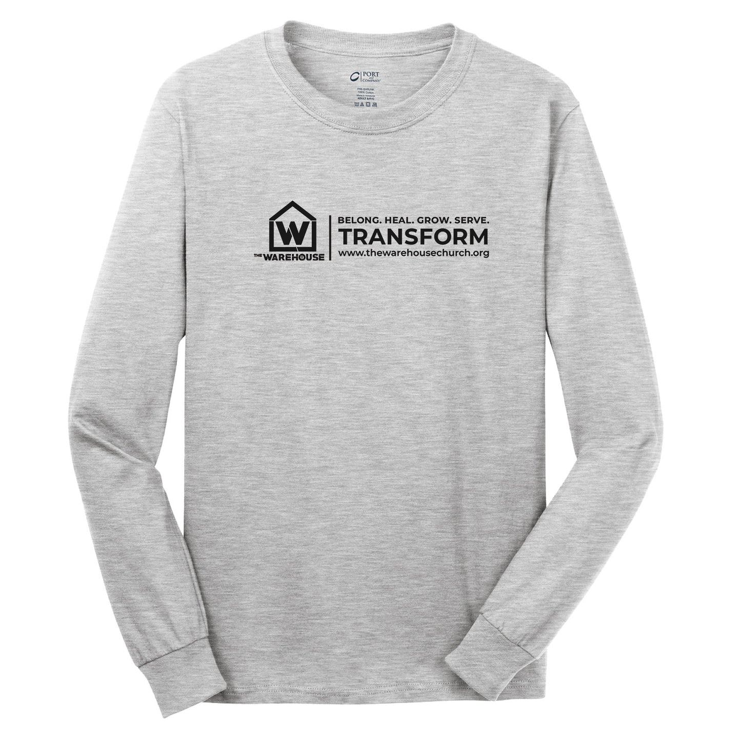 The Warehouse Church | Long Sleeve | Black Logo
