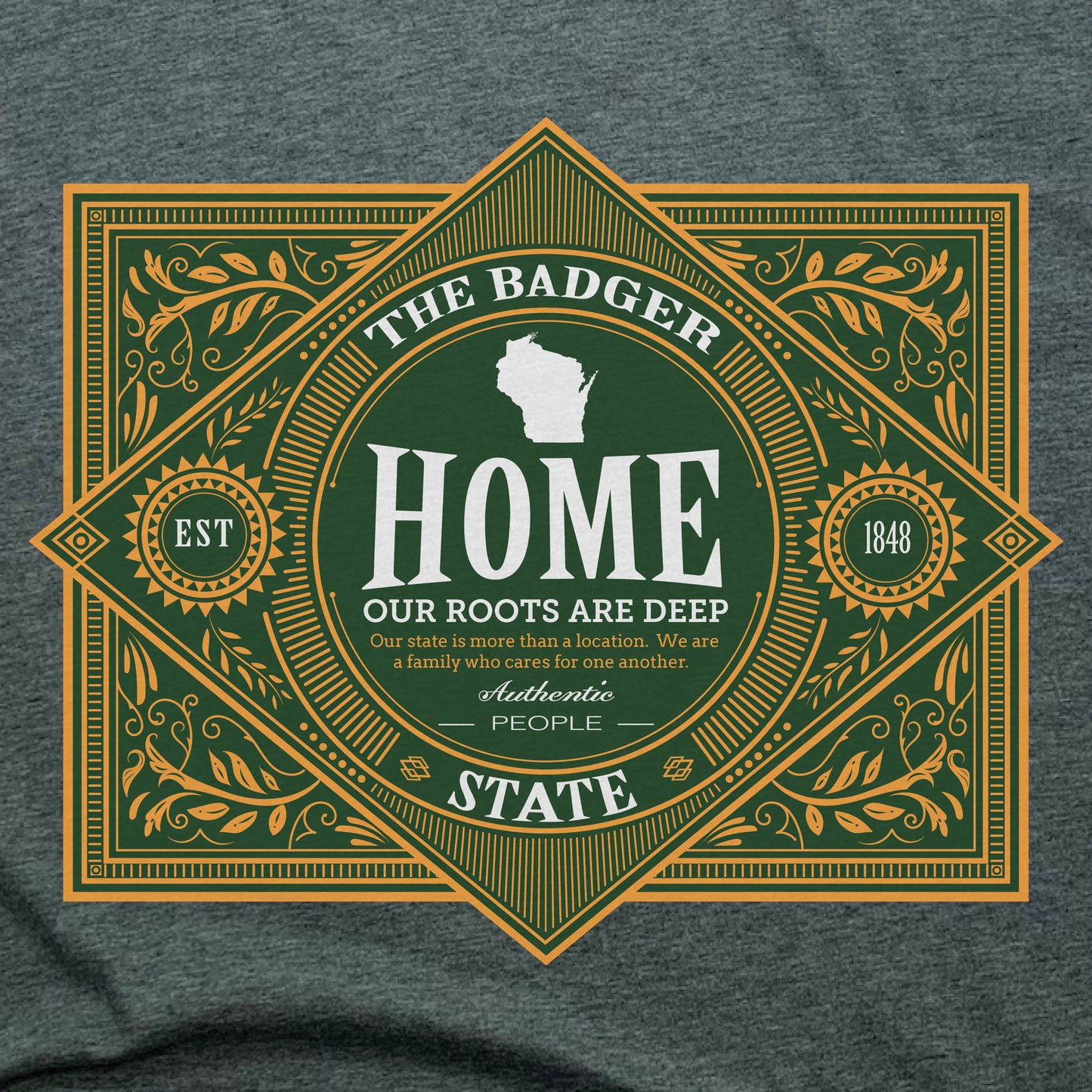 WISCONSIN | KIDS TEE | VINTAGE