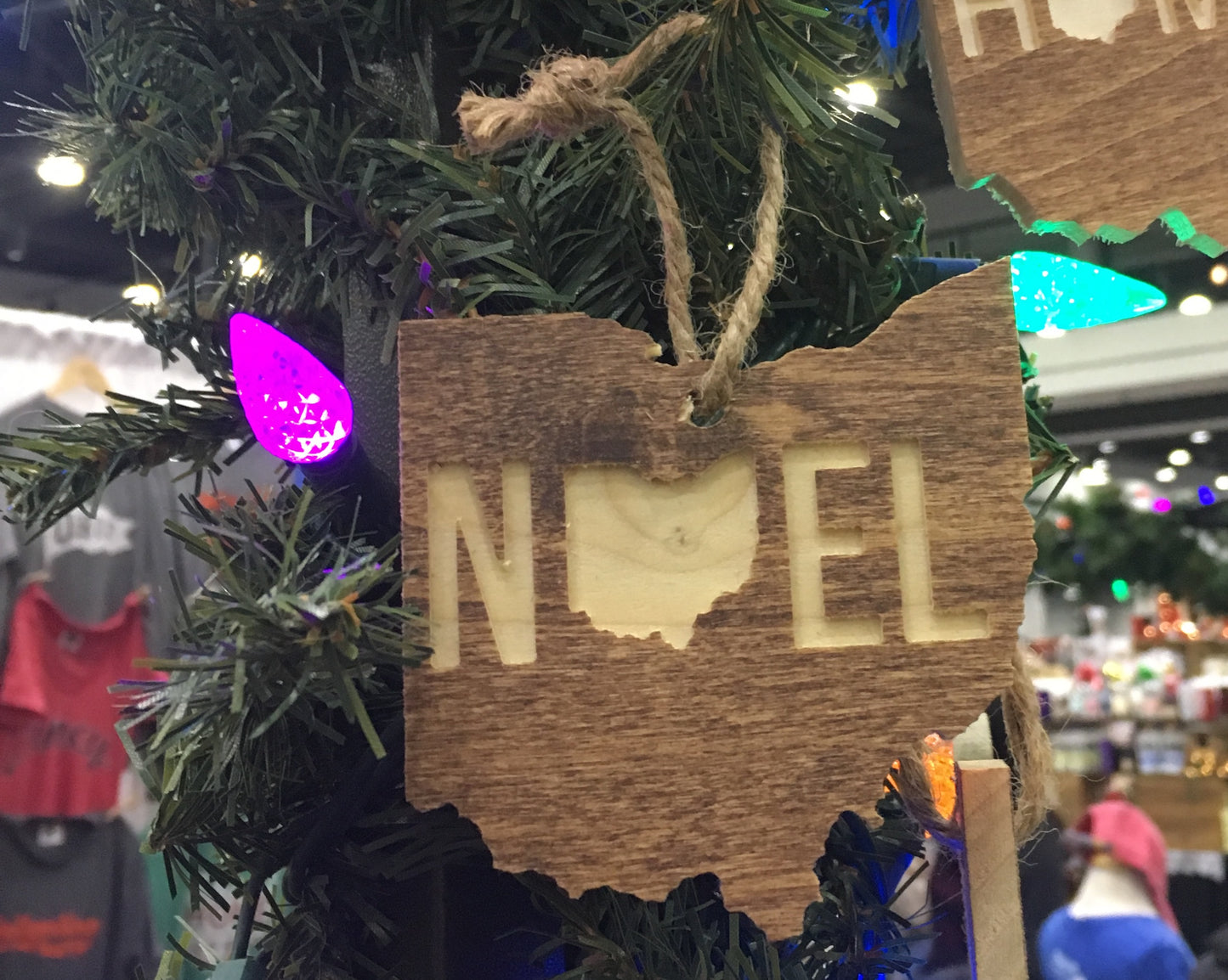 OHIO ORNAMENT | NOEL | WOOD