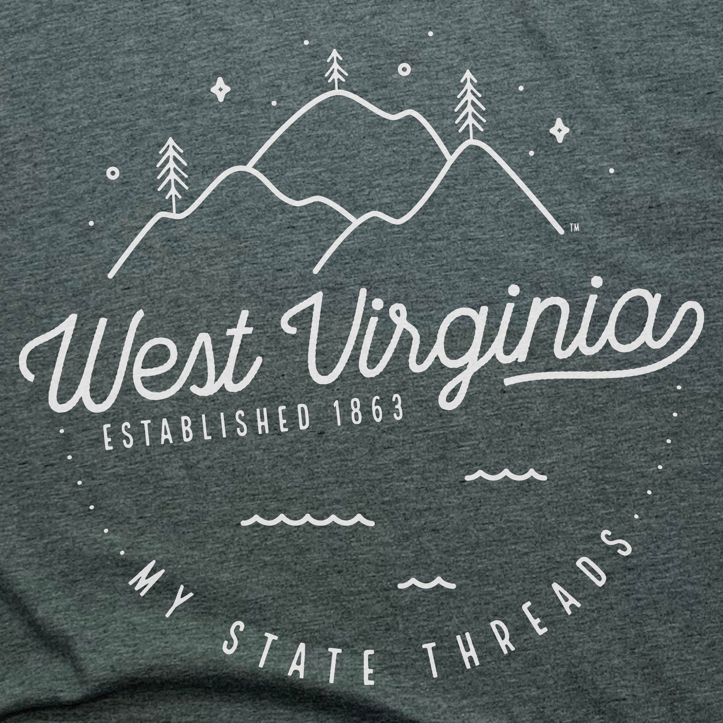 WEST VIRGINIA | KIDS TEE | CREST