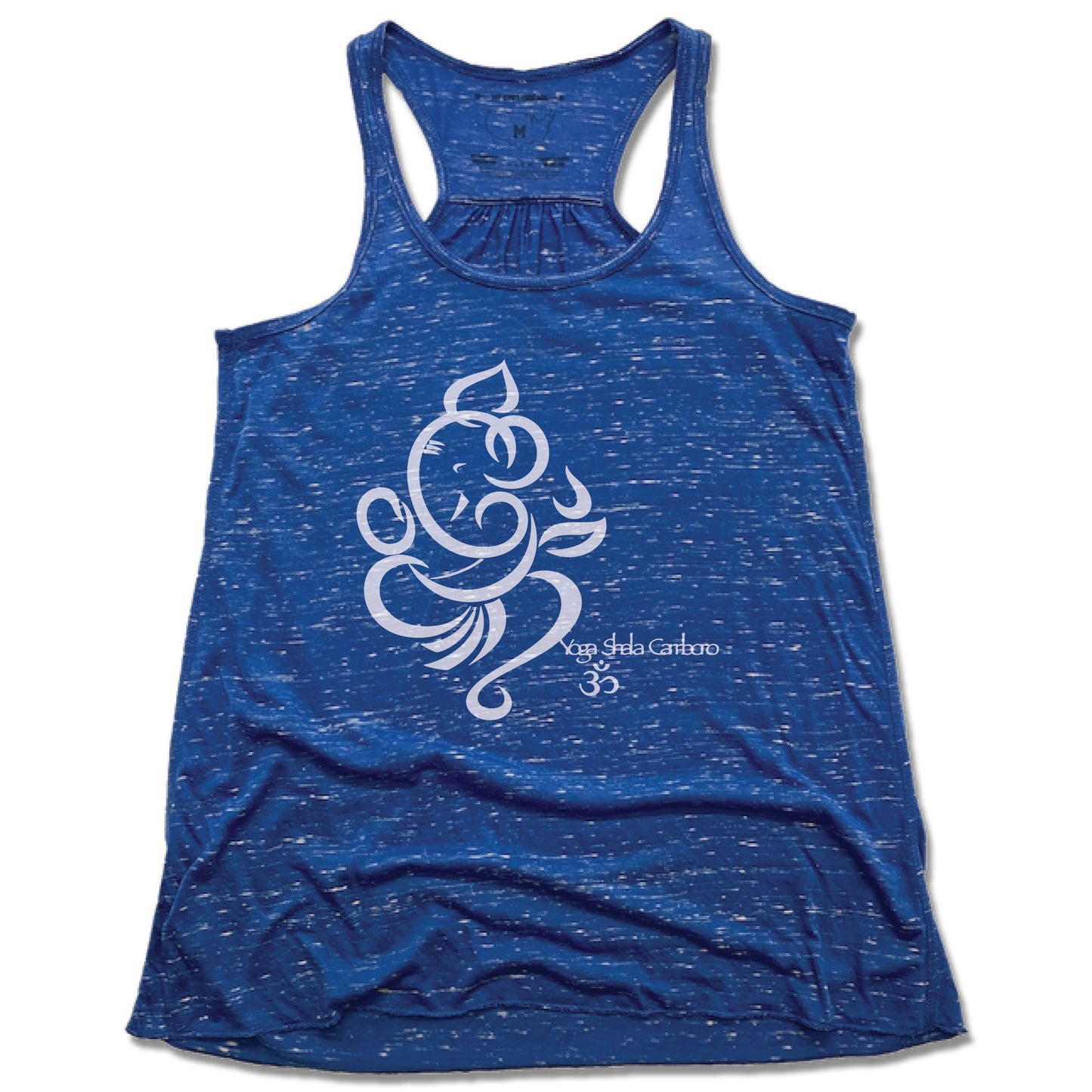 YOGA SHALA | LADIES BLUE FLOWY TANK | LOGO - My State Threads