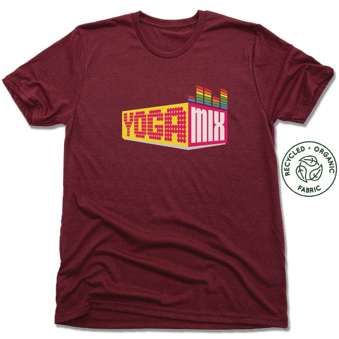 YOGA MIX ORLANDO | UNISEX VINO RED Recycled Tri-Blend | YOGA MIX