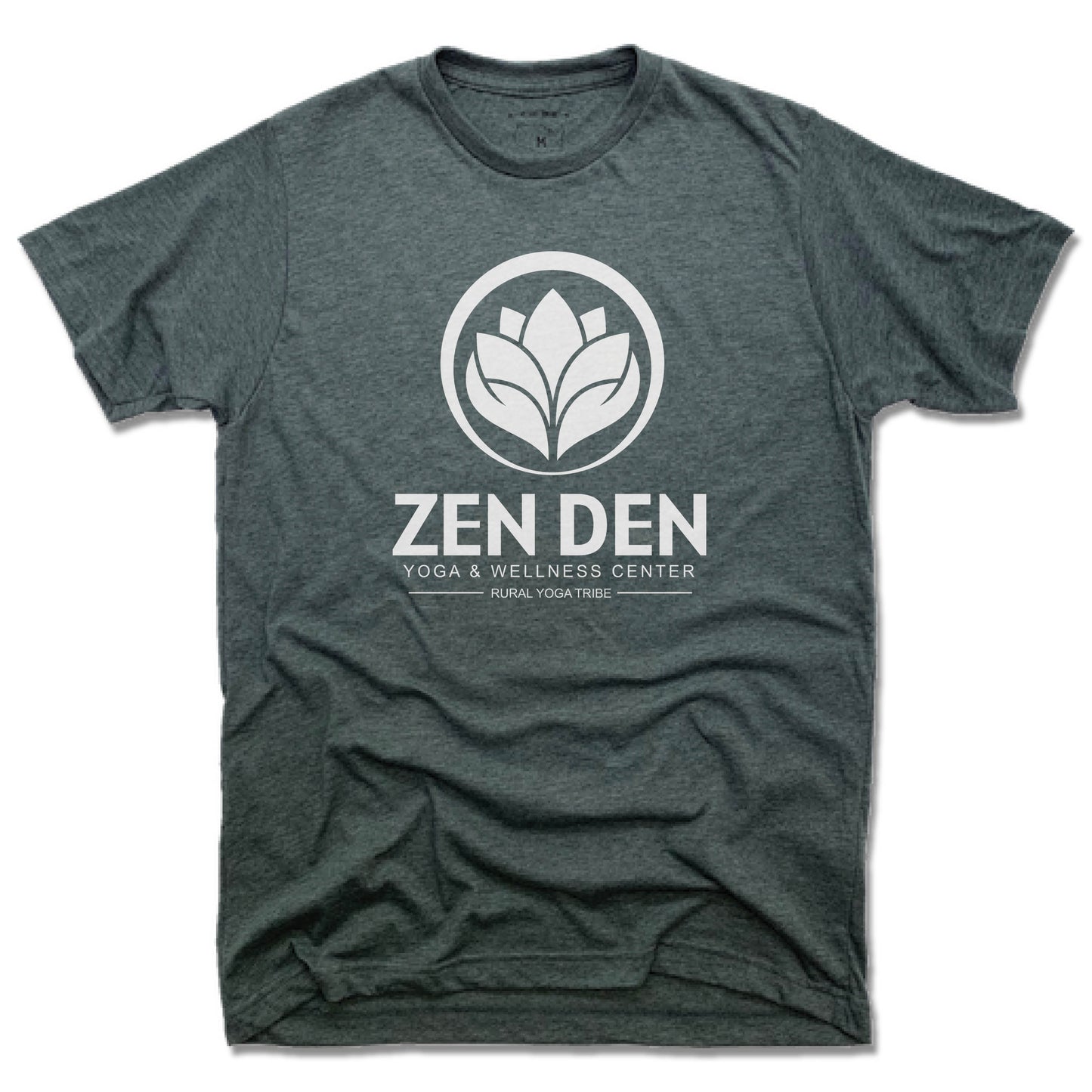 ZEN DEN BY RURAL YOGA TRIBE | UNISEX TEE | WHITE LOGO