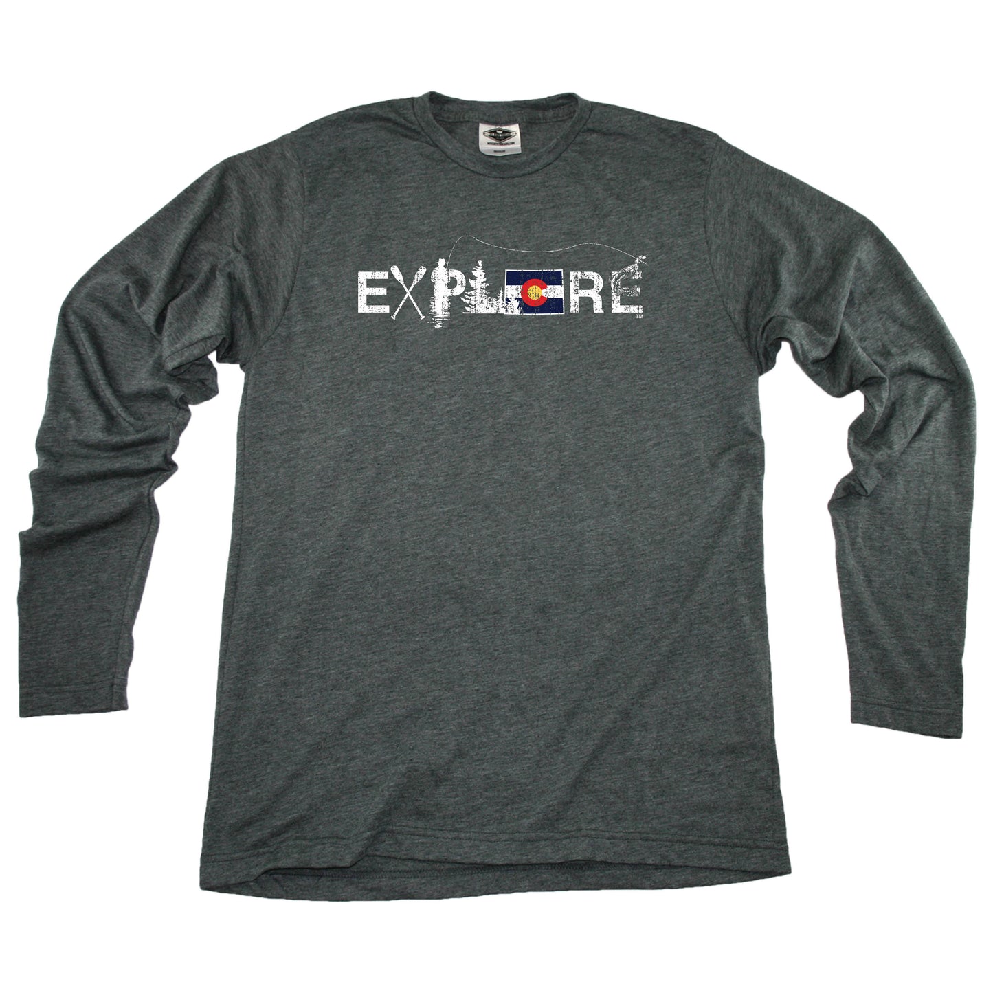 COLORADO LONG SLEEVE TEE | EXPLORE | FLAG - My State Threads