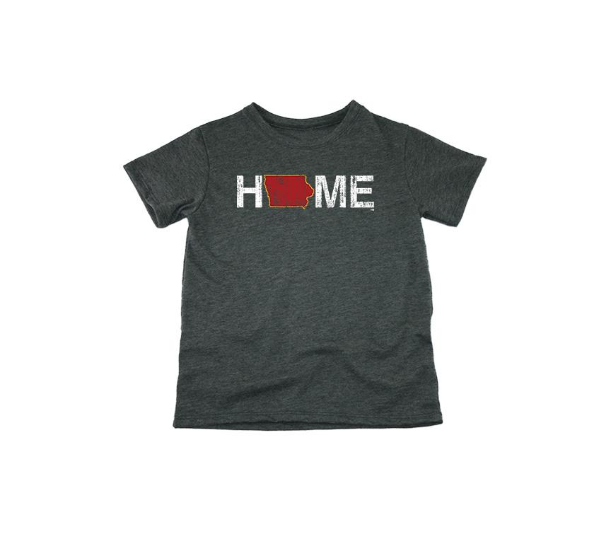 IOWA KIDS TEE | HOME | CARDINAL/GOLD - My State Threads