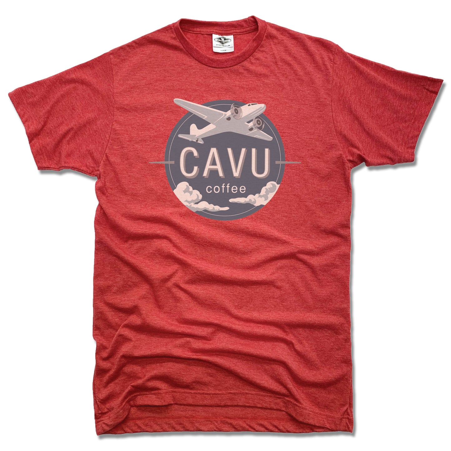 CAVU | LOGO | UNISEX RED TEE