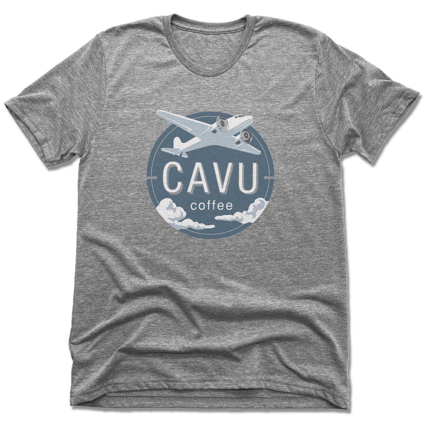 CAVU | LOGO | UNISEX Gray Recycled Tri-Blend