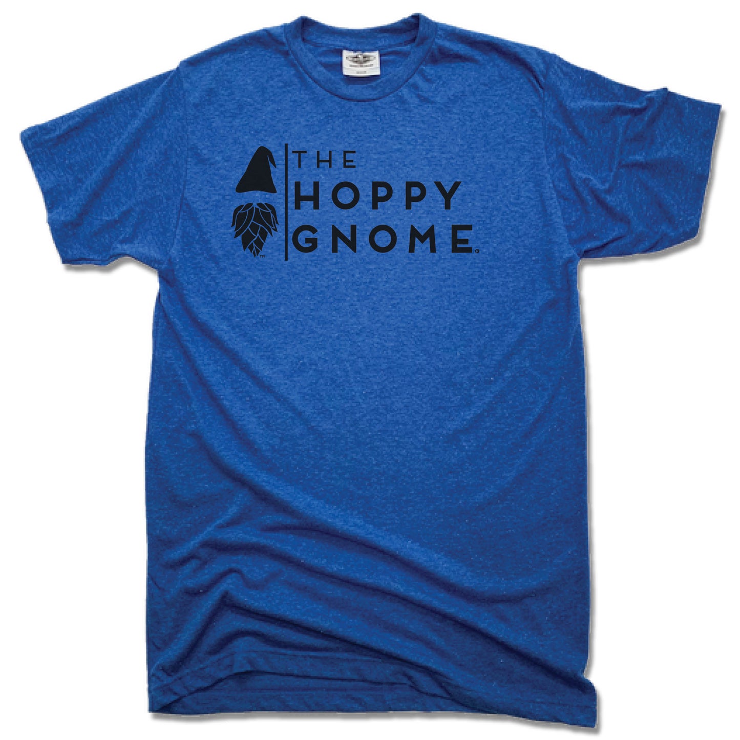 GNOMETOWN BREWING | UNISEX BLUE TEE | HOPPY GNOME - My State Threads