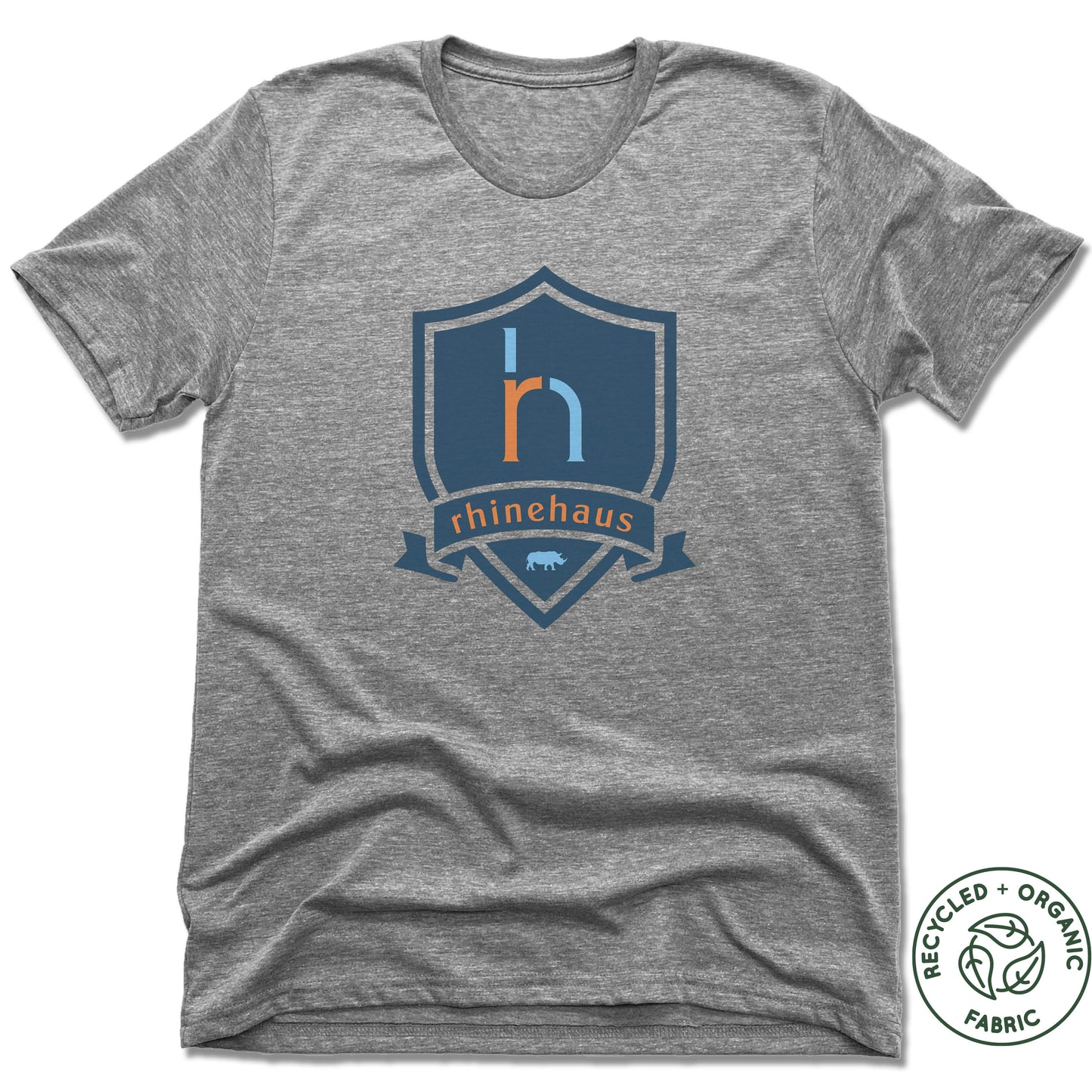 UNISEX Heather Gray Recycled Tri-Blend | Rhinehaus - My State Threads