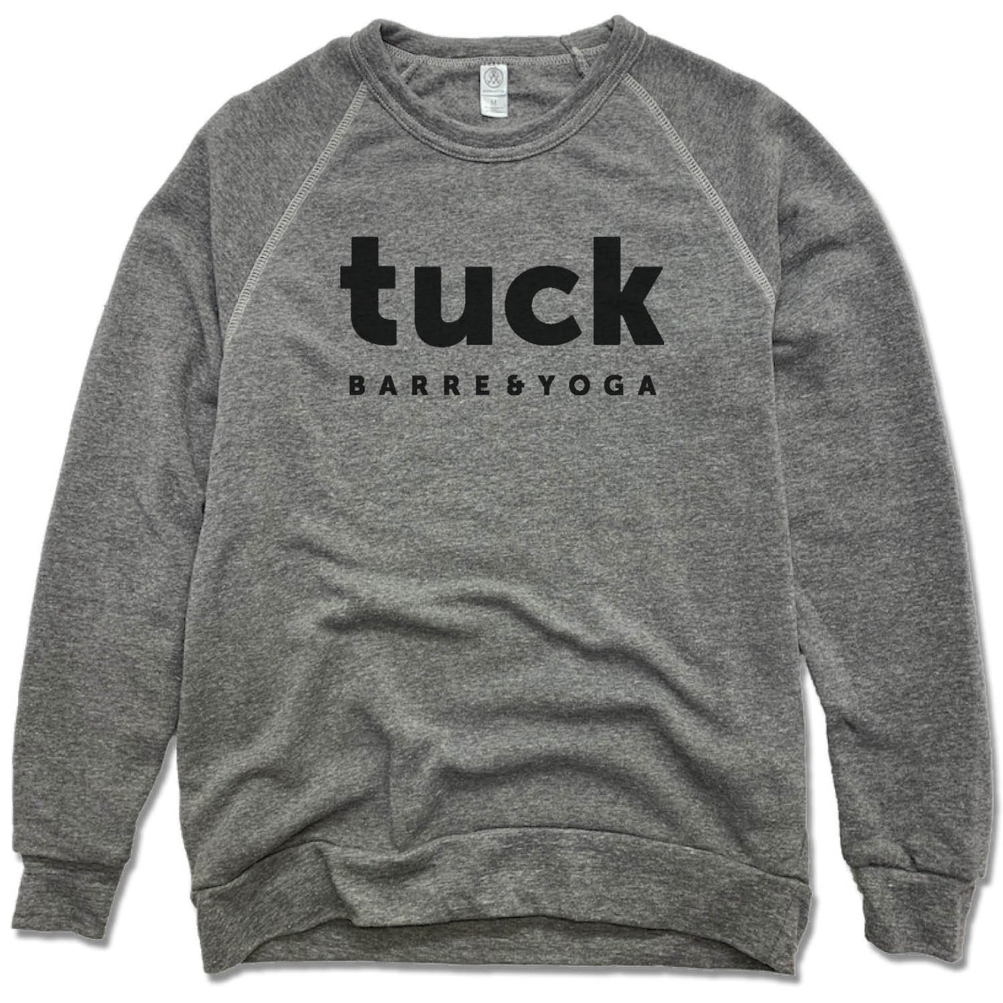 TUCK BARRE & YOGA | FLEECE SWEATSHIRT | BLACK LOGO