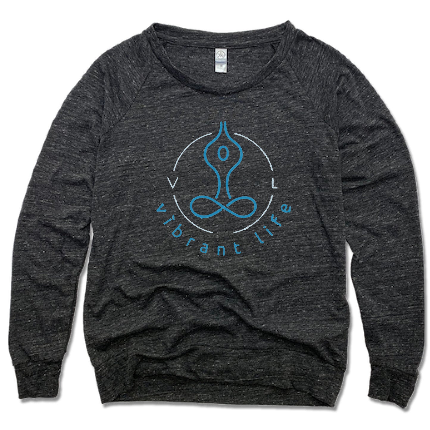 VIBRANT LIFE YOGA STUDIO | LADIES SLOUCHY | COLOR LOGO