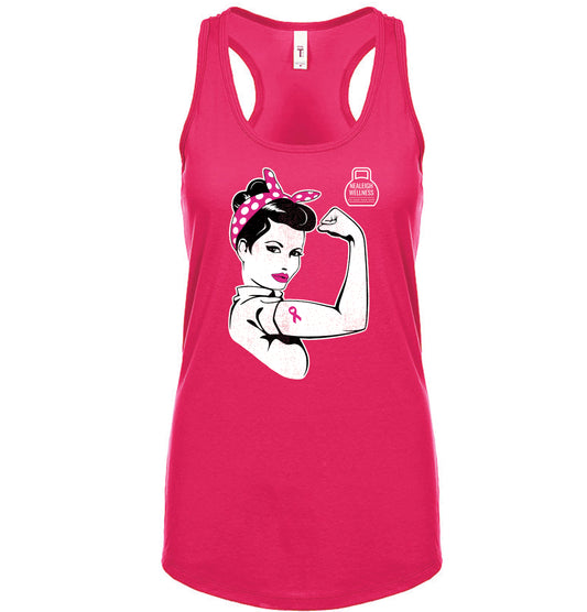 NEALEIGH WELLNESS | LADIES PINK TANK | COLOR LOGO