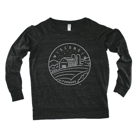 WISCONSIN LADIES' SLOUCHY | STATE SEAL | FORWARD