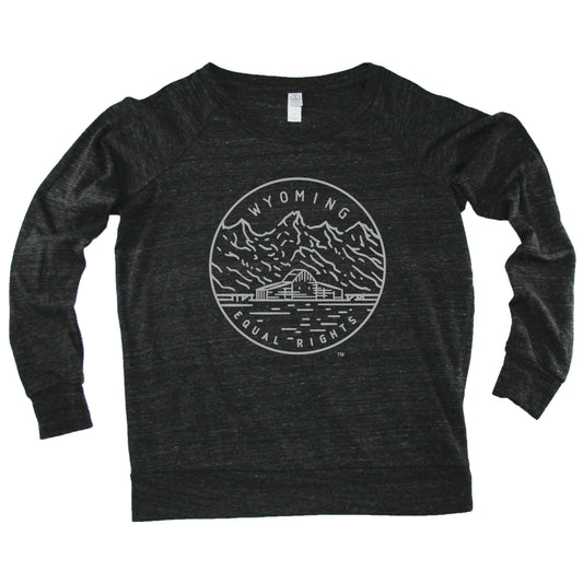 WYOMING LADIES' SLOUCHY | STATE SEAL | EQUAL RIGHTS