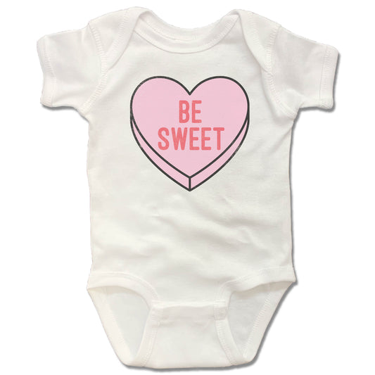 CANDY HEART | WHITE ONESIE  | BE SWEET