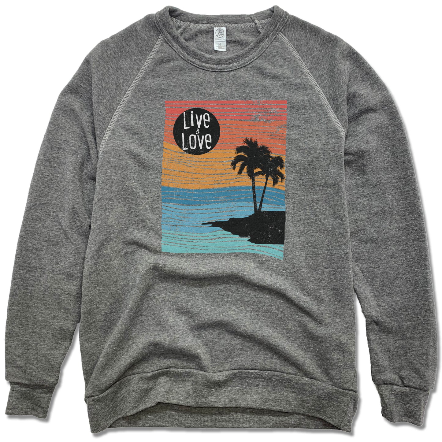 PALM TREE | FLEECE SWEATSHIRT | LIVE AND LOVE LINE ART