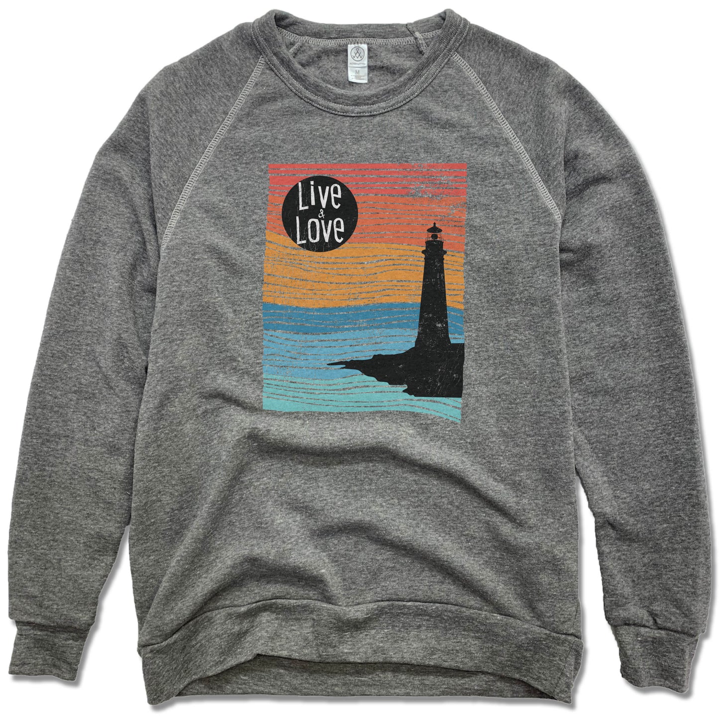 LIGHTHOUSE | FLEECE SWEATSHIRT | LIVE AND LOVE LINE ART