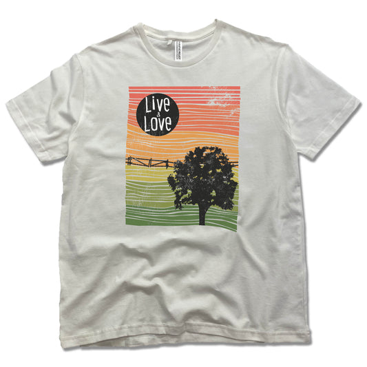 BEAUTIFUL LAND | PARATIVE PROJECT TEE | LIVE AND LOVE LINE ART