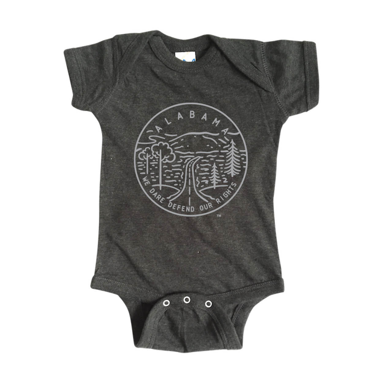ALABAMA ONESIE | STATE SEAL |  WE DARE DEFEND OUR RIGHTS