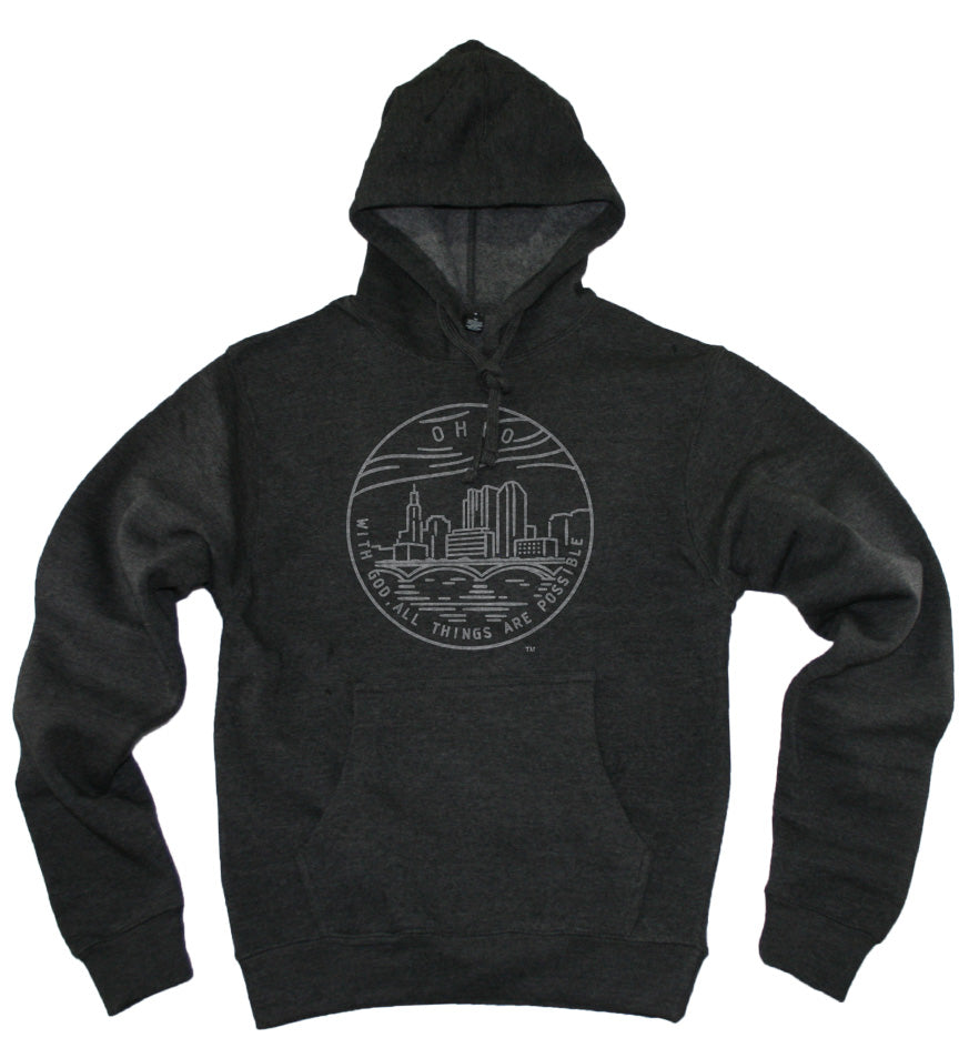 OHIO HOODIE | STATE SEAL | WITH GOD, ALL THINGS ARE POSSIBLE