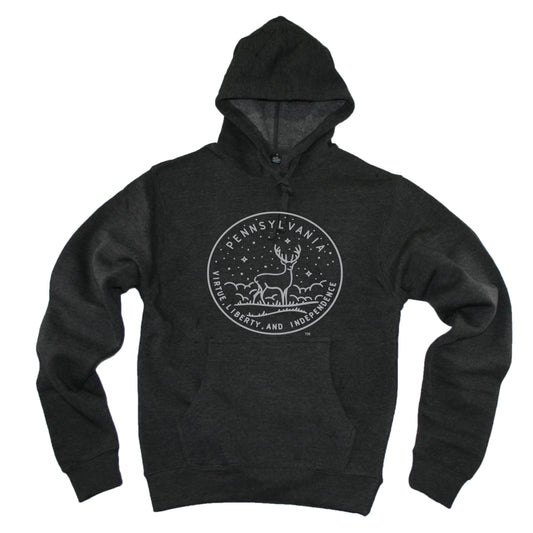PENNSYLVANIA HOODIE | STATE SEAL | VIRTUE, LIBERY, AND INDEPENDENCE
