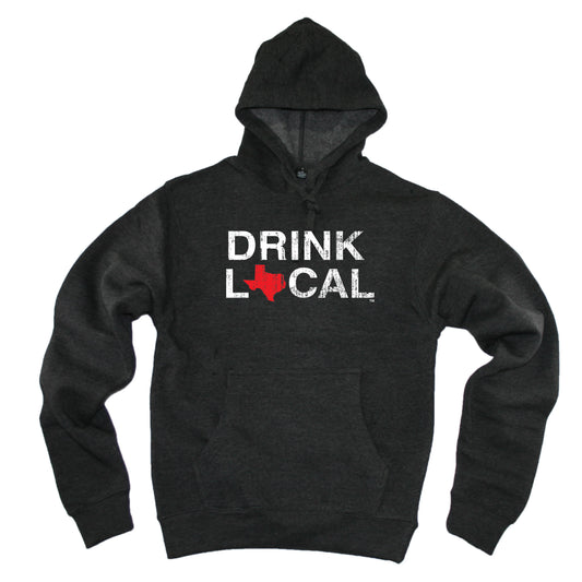 TEXAS HOODIE | DRINK LOCAL | RED