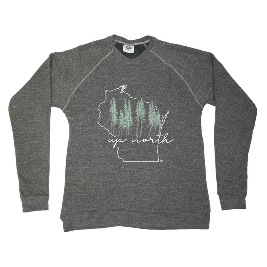 WISCONSIN SWEATSHIRT | UP NORTH | TREES