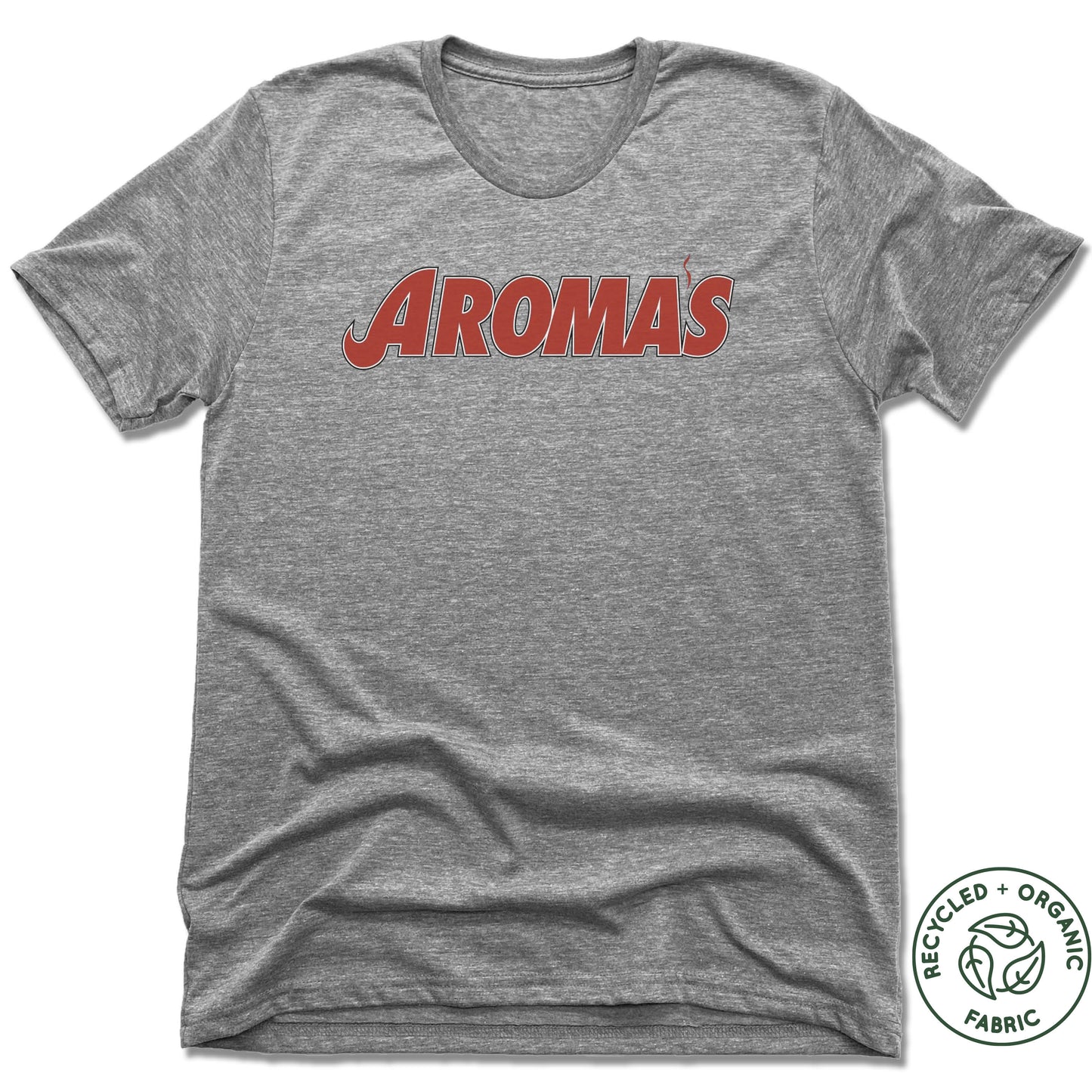 AROMA'S JAVA CAFE | UNISEX GRAY Recycled Tri-Blend | LOGO