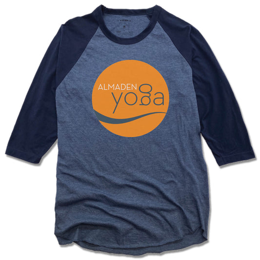 ALMADEN YOGA | DENIM/NAVY 3/4 SLEEVE | COLOR LOGO