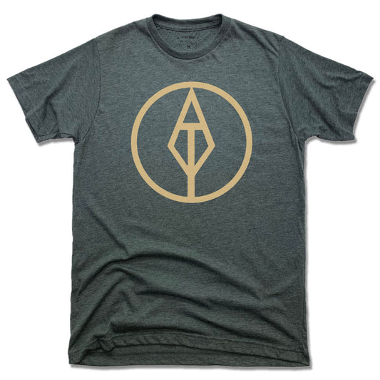 AIM TRUE YOGA | UNISEX TEE | GOLD LOGO