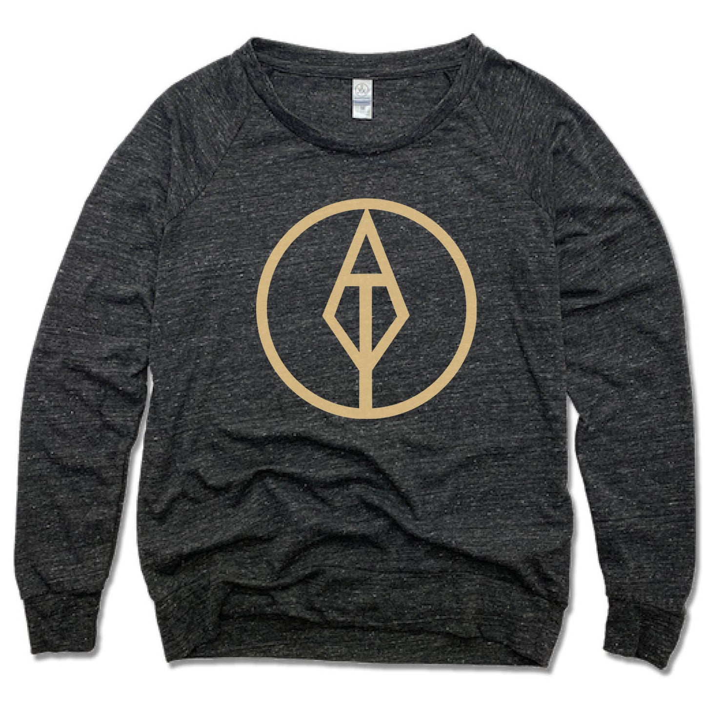 AIM TRUE YOGA | LADIES SLOUCHY | GOLD LOGO