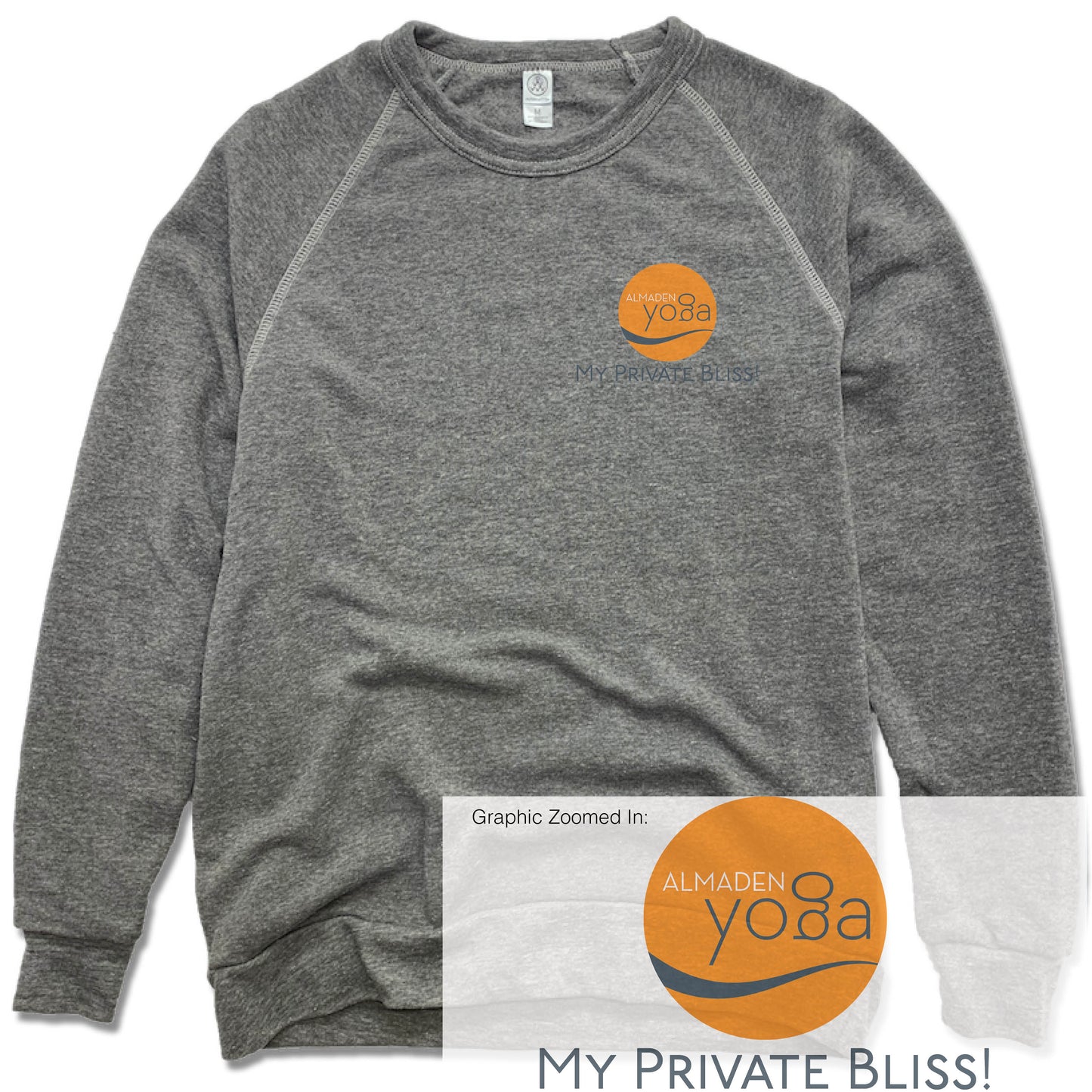 ALMADEN YOGA | FLEECE SWEATSHIRT | MY PRIVATE BLISS!