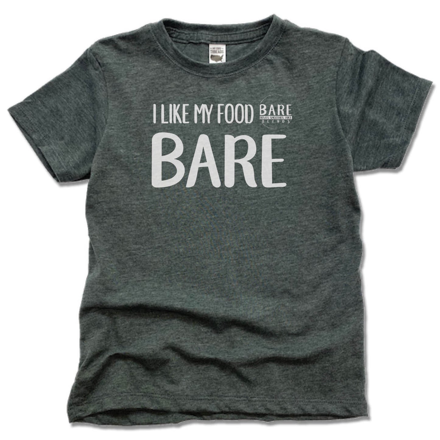 BARE BLENDS | KIDS TEE | I LIKE MY FOOD