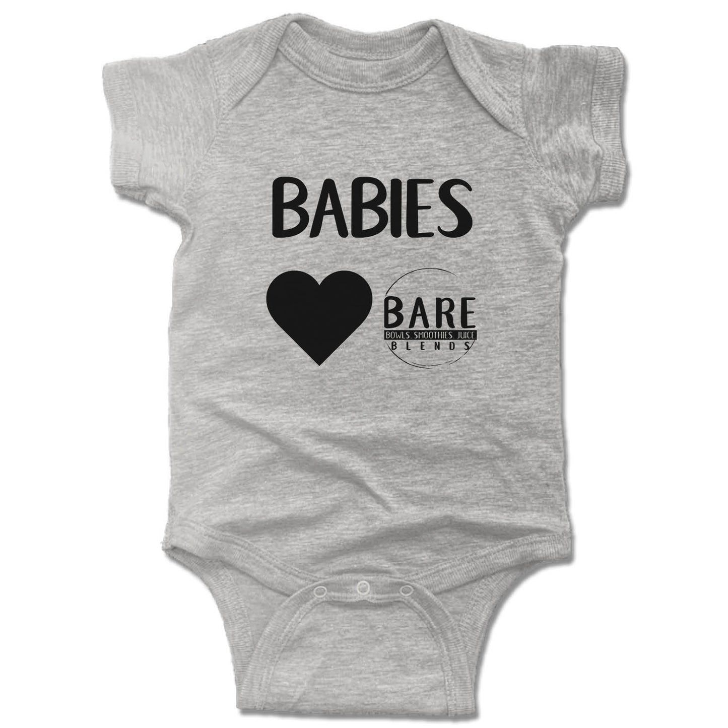 BARE BLENDS | GRAY ONESIE | BABIES