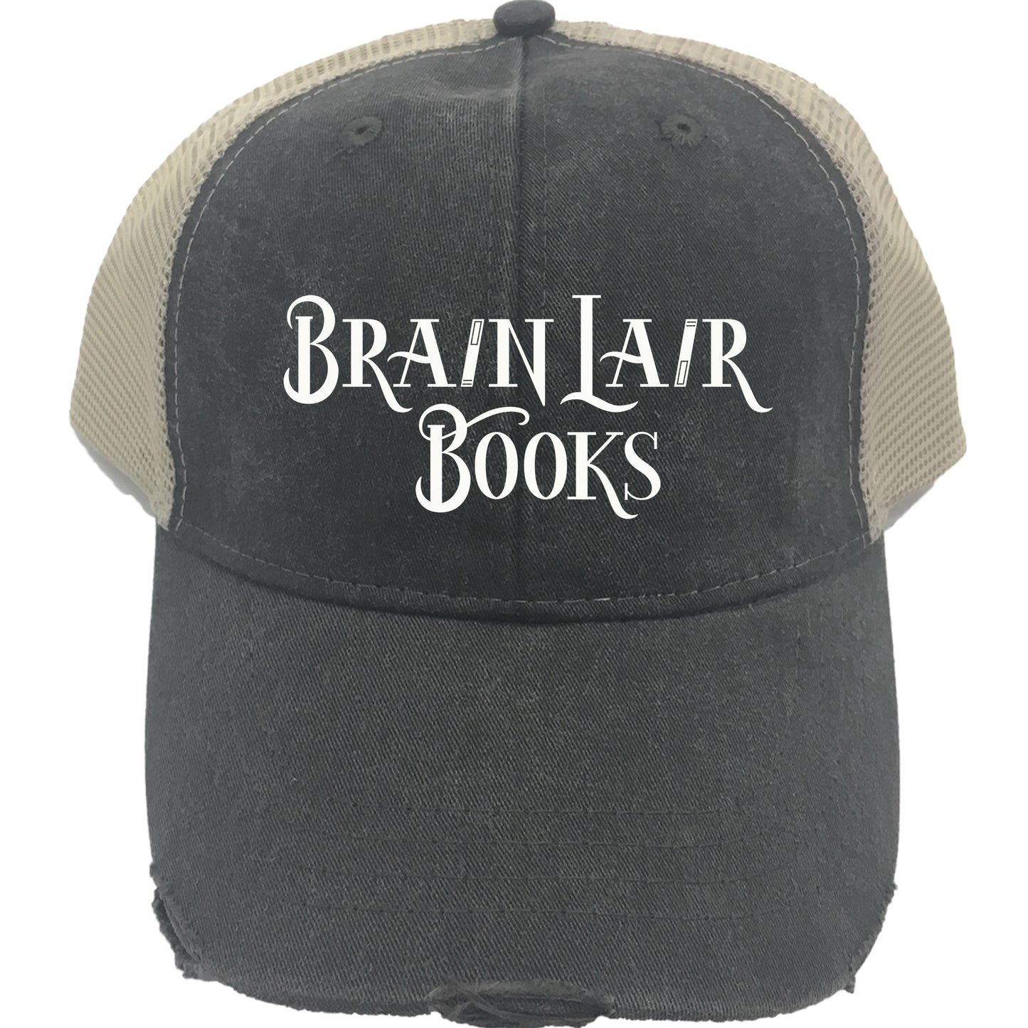 BRAIN LAIR BOOKS | EMBROIDERED MESH HAT | LOGO