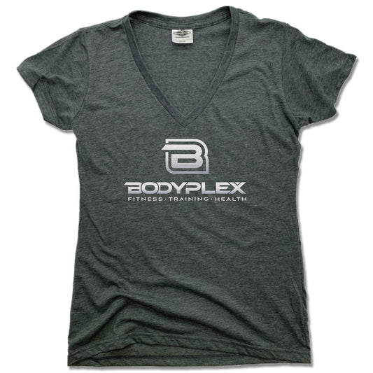 BODYPLEX | LADIES V-NECK | SILVER LOGO