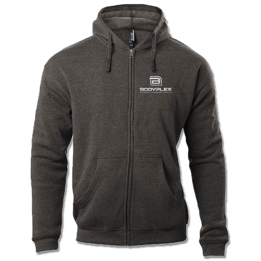 BODYPLEX | ZIP HOODIE | SILVER LOGO