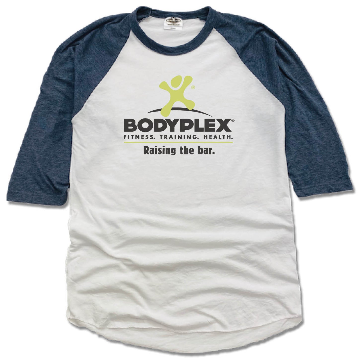 BODYPLEX | NAVY 3/4 SLEEVE | BLACK LOGO