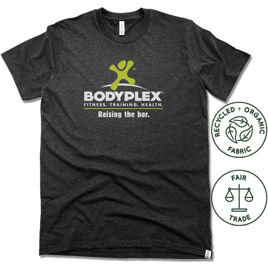 BODYPLEX | FAIRTRADE FREESET BLACK UNISEX TEE | COLOR LOGO