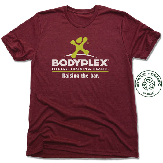 BODYPLEX | UNISEX VINO RED Recycled Tri-Blend | COLOR LOGO