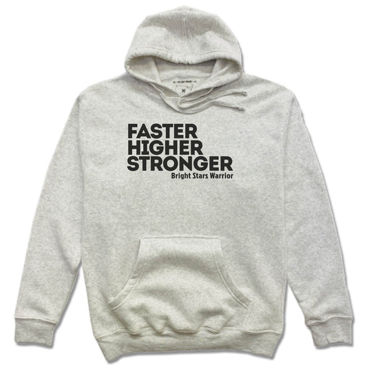 BRIGHT STARS GYMNASTICS ACADEMY | FRENCH TERRY HOODIE | FASTER HIGHER STRONGER