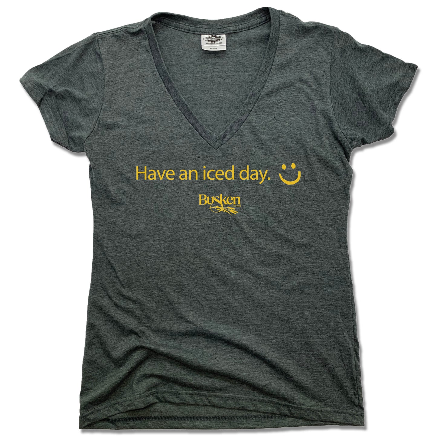 BUSKEN BAKERY | LADIES V-NECK | HAVE AN ICED DAY