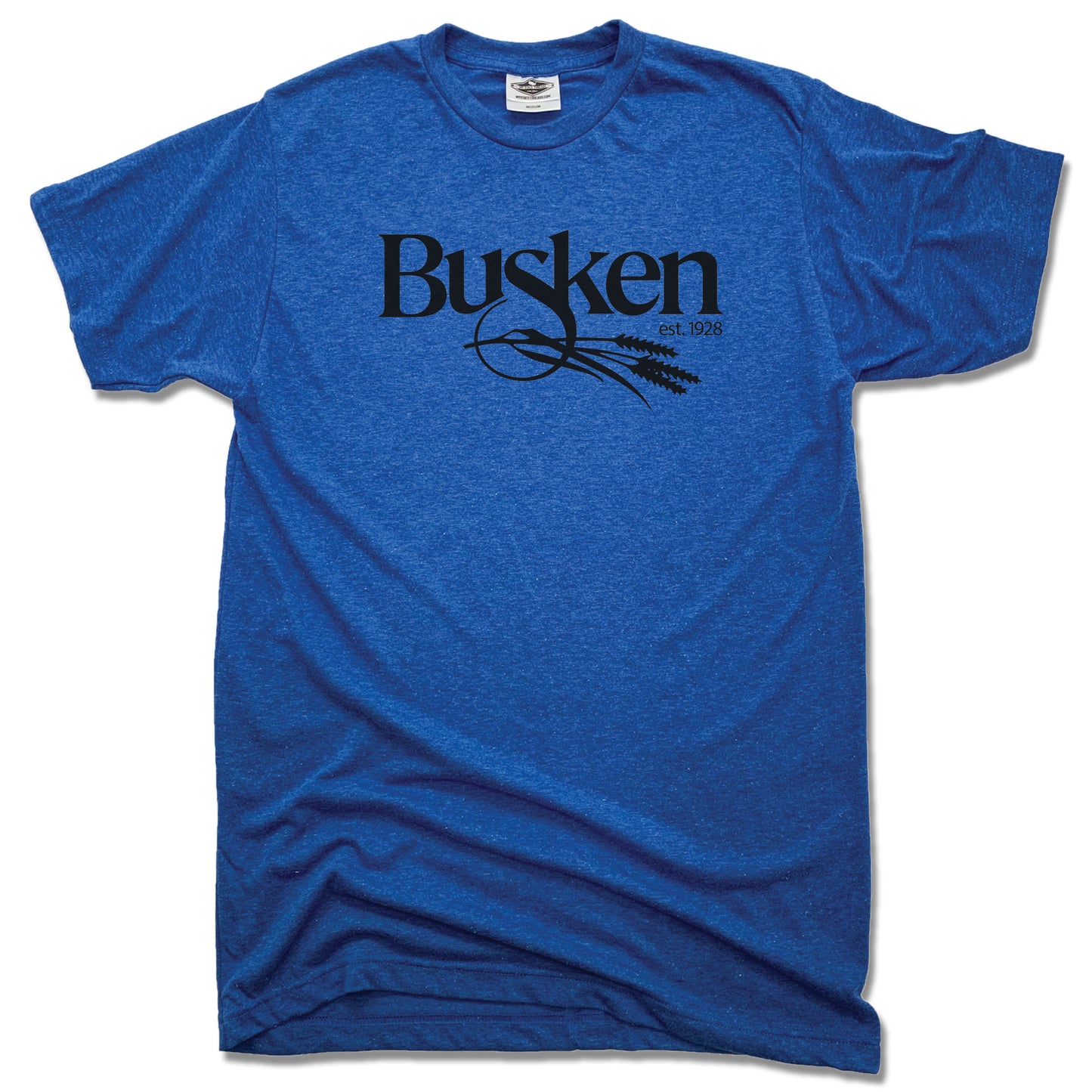 BUSKEN BAKERY | UNISEX BLUE TEE | LOGO
